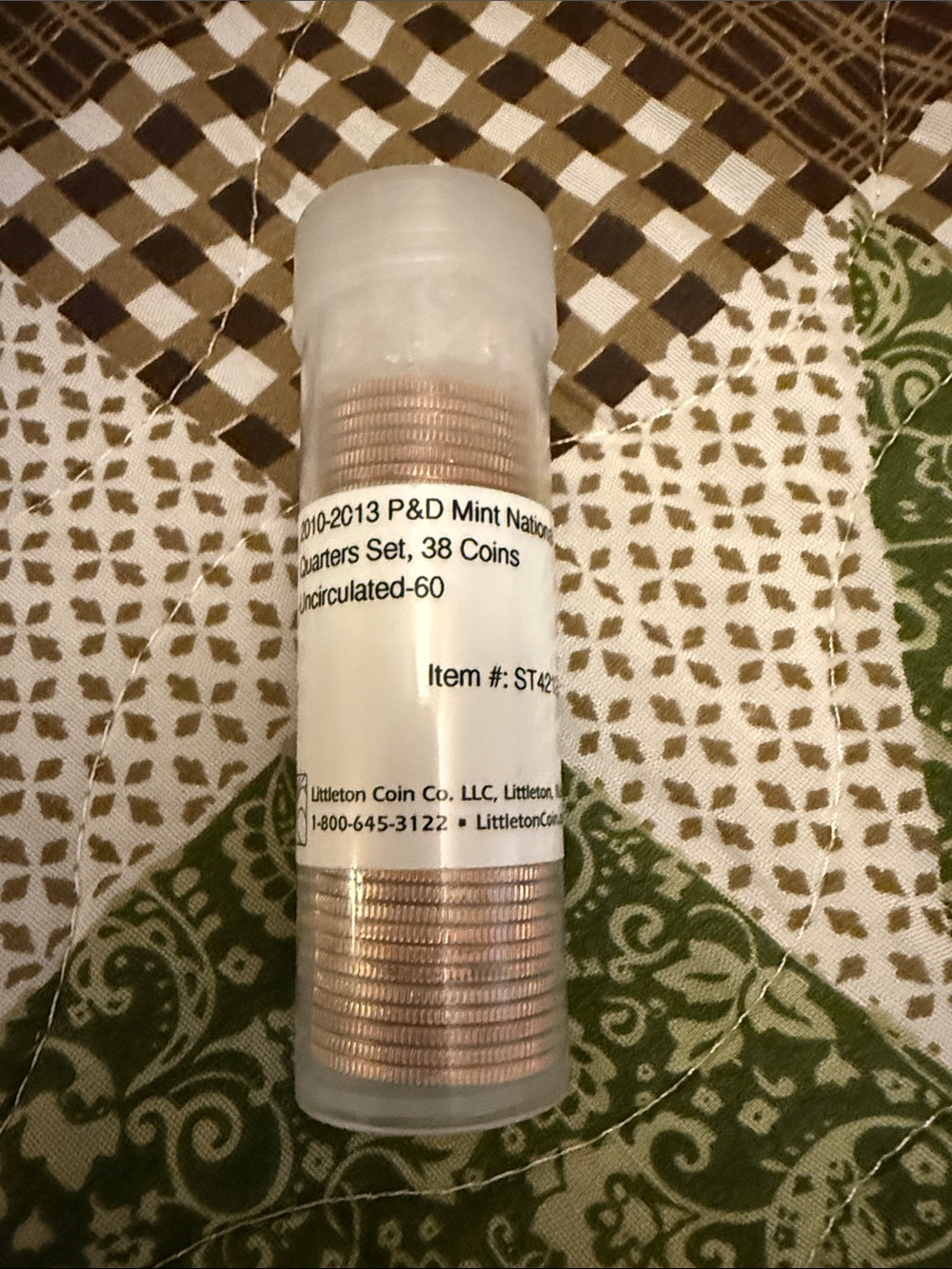 Roll of Mint Uncirculated US National Park Quarters — 2010-2013